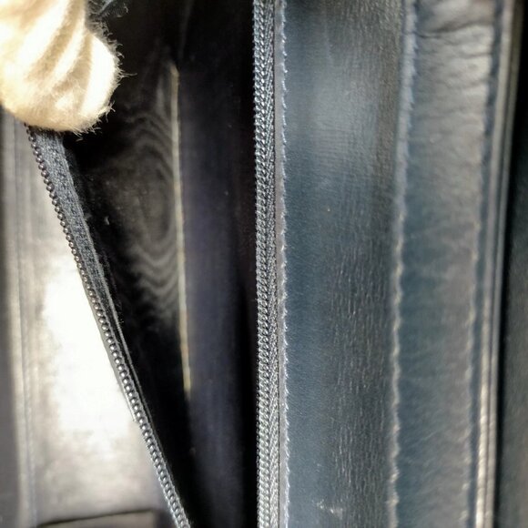 Gucci Navy Blue Leather Shoulder Bag mon427-101625 - Picture 16 of 16